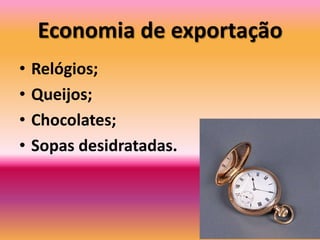 Islândia – lugar de neve e fogoFoi colonizada por europeus em 847 d.C;O país não possui exército, apenas algumas embarcações e helicópteros que servem para patrulhar as suas águas territoriais contra pescadores estrangeiros;Possui grandes jazidas de alumínio que exporta.