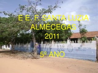 E E. F. SANTA LUZIA ALMÉCEGAS 2011  5º ANO  