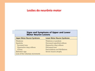 Lesões do neurônio motor
 