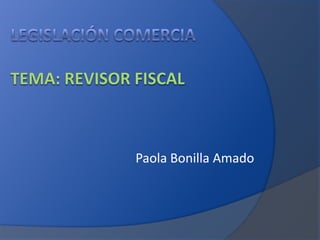 Paola Bonilla Amado
 