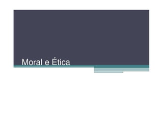 Revisão ética e moral