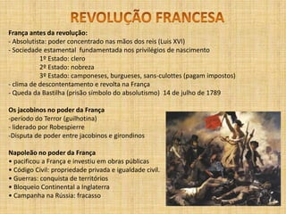 Revisão vestibular 2010