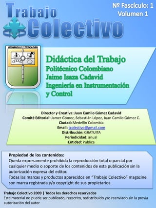 Revista Trabajo Colectivo