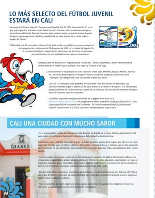 Revista cali fifa u-20 2011