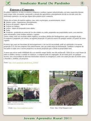  Fonte: Adaptado de Vale & Alcarde (2002). O que têm me preocupado como técnico é que muitos agricultores tem utilizado bastante as FTEs em pastagens; as famosas fórmulas de semeadura para milho, com 1% de Zn; dentre outras, sem preocupar com a origem e forma destes micronutrientes (Cu, Mn, Zn). E pior, muitos não fazem análise de solo para saber se realmente há necessidade dos produtos. Alguns técnicos e produtores também não confiam na análise de solo para micronutrientes, mesmo que a pesquisa aponte para a confiabilidade das mesmas. Essas análises podem não funcionar bem em locais que foram aplicados adubos com baixa solubilidade às plantas, principalmente quando são utilizados extratores ácidos para analisar o solo (HCl, Melhich). Nesse caso, a análise foliar muito utilizada para culturas perenes, pode auxiliar na tomada de decisão para a próxima safra de culturas anuais, ou na mesma safra, dependendo da agilidade do laboratório utilizado. Nesse caso, o histórico da área é fundamental. Antes de comprar qualquer produto é necessário pedir à empresa fornecedora a fórmula aberta, ou seja, a informação de quais as matérias-primas utilizadas na produção da referida fórmula. Apesar de os produtos como fritas e óxidos apresentarem menor solubilidade do que os sulfatos e quelatos, por exemplo, existem produtos no mercado de boa qualidade. No entanto, deve ser ressaltado que a eficiência dos primeiros sempre irá depender da granulometria do produto (mais fino melhor) e de condições mais ácidas, a qual favorece a solubilização do produto. Por outro lado, condições muito ácidas não são adequadas para desenvolvimento da maioria das culturas. Para tomada de decisão sobre qual fonte de micronutriente comprar é importante analisar os produtos, não em ácido como exigido pela legislação, mas em formas que representem formas disponíveis às plantas, como o citrato neutro de amônio, por exemplo (Vale & Alcarde, 2002). Fonte:  http://www.rehagro.com.br/siterehagro/publicacao.do?cdnoticia=85 