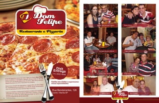 Vanessa, Maria Fernanda e Ademir    Bruna e Bruno




                                Domingos Azevedo e Ederson       Thiago, Larissa e Enzo




                                Ivonete, Deise, Denise e Gildo   Sérgio e Joana




                                     Valeria e Marcio                      Alex e Graziela


46   Revista Atual Marília                                                                   Revista Atual Marília   47
 