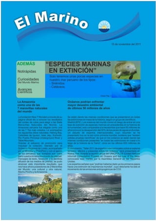 La revista del ecosistema marino