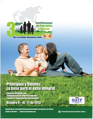 -1- FESTIVAL INTERNACIONAL DE PRINCIPIOS Y VALORES 
 