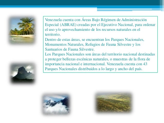 areas bajo regimen de administracion especial