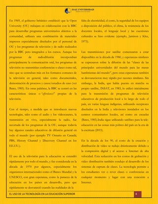 USO DE LA TECNOLOGÍA EN LA EDUCACIÓN SUPERIOR | PDF