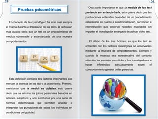 Revista pruebas psicométricas | PPTX