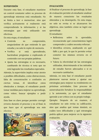 ESTRATEGIAS META COGNITIVAS DE APRENDIZAJE | PDF