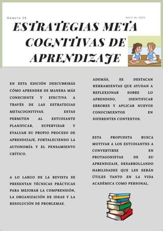ESTRATEGIAS META COGNITIVAS DE APRENDIZAJE | PDF