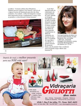 escolhem. “Costumo utilizar duas filmadoras.               A arte final
     Também procuro explorar a luz natural, o pôr do sol    depende muito da
     e alguns recursos de iluminação para dar um clima      criatividade e da
     romântico. Na verdade, o olhar do fotógrafo é sempre   espontaneidade
     mais importante do que o equipamento e nestes casos    do casal, cabendo
     as posições e a descontração contam bastante”.         ao fotógrafo
                                                            interagir para que
                                                            se sinta à vontade,
                                                            deixando de lado a
                                                            tensão e a timidez.
                                                            O ensaio costuma
                                                            ser apresentado
                                                            num álbum de
                                                            fotos separado,
                                                            complementar ao
                                                            álbum de
                                                            casamento, em        Para quem gostou da ideia é só
                                                            formato de foto-     procurar Eliane Peroto. O valor
                                                            livro. O resultado   do pacote fica, em média,
                                                            dá o que falar e,    1.500 reais - incluindo
                                                            sem dúvida, é a      filmagem (10 minutos), revista
                                                                                 contendo 80 fotografias e
                                                            grande sensação
                                                                                 um banner (2 x 1,5 m)
                                                            do momento.
                                                            Então, saia do armário! Tire o vestido de
                                                            noiva do guarda-roupa e liberte suas
                                                            fantasias!
34
 