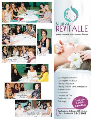 Ilma, Marta, Márcia, Fabiana e Natália

 Ida, Lara e
    Vera




                                                Neusa Stradiotti


Arlete, Arlene
 e Marlene


      Elaine, Gorete e Rita




               Vera, Fina, Neide
                  e Natália




                               Maria Emília, Sandra,
                                Mara Lúcia e Vera
 