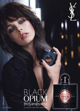 yslbeauty.com Edie Campbell EL NUEVO PERFUME FEMENINO 
 