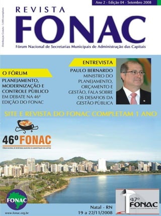 Revista fonac - Setembro de 2008