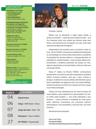 Revista FONAC - abril 2009