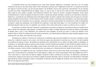 É importante lembrar que esse Cristianismo que, entre outros absurdos, legitimava a escravidão, nada tem a ver com aquele
Cristianismo dos dias em que Jesus andou sobre a Terra. Conhecidos a princípio como “Seguidores do Caminho”, os cristãos dos primeiros
dias seguiam a doutrina de Jesus, que veio não para destruir a lei de Moisés, mas sim para suavizar-lhe, demonstrando com seu exemplo
que todos são irmãos, independentemente de religião, crença, cor, raça ou sexo. O “olho por olho, dente por dente” fora então substituído
pelas noções de amor, perdão e caridade. Esse Cristianismo perdurou até o século III, quando o Imperador Constantino, vendo crescer
consideravelmente o número de adeptos da doutrina do Cristo e, visando seus próprios interesses, converteu-se ao Cristianismo, proibindo o
Paganismo e, aproveitando suas edificações para fundar Igrejas Cristãs. Os pobres e doentes foram expulsos para dar lugar aos novos fiéis,
pessoas abastadas financeiramente. Os bons diáconos foram também expulsos, substituídos pelos sacerdotes e mais tarde pelos padres.
Esses diáconos que não concordavam com as mudanças, continuaram reunindo-se para professar sua verdadeira fé e, então, as perseguições
começaram. Aquele que professasse uma fé diferente era condenado à morte pela Santa Igreja. E um novo Cristianismo se instalou, em
detrimento daquele criado por Jesus e os apóstolos, que mandava “amar a Deus sobre todas as coisas e ao próximo como a si mesmo”.
       E onde entra a Umbanda nisso tudo? Pessoas já me perguntaram como pode a Umbanda ser reconhecida por Deus se na Bíblia não se
fala em Orixás? Para responder a esta pergunta, é necessário recorrer à história. O Antigo Testamento foi escrito por Hebreus, descendentes
de Abraão, Isaac e Jacó. O novo Testamento, que conhecemos como Evangelho, foi escrito por judeus. A cultura era diferente. Como
poderiam falar em Orixás? Se a Bíblia tivesse sido escrita por africanos, com certeza teríamos referências a essas entidades sagradas, já que
cada povo tem sua cultura, seus costumes e suas crenças.
       Há pessoas que maldizem os terreiros de Umbanda por considerá-los lugar para fazer trabalhos de macumba, amarração e outras
coisas com o objetivo de causar o mal a outros. Uma forma de superar esse preconceito é reconhecer que o bem e o mal são condições
da consciência de cada ser humano, não devendo ser analisados como características de um coletivo. Na igreja católica ou evangélica, na
umbanda ou no candomblé, aquele ou aquela que tiver de fazer o mal fará. Aqueles que acreditam em Deus também acreditam que Ele nos
julga por nossas intenções e não pela nossa religião, mesmo porque não foi Deus quem criou as religiões, que por muitas vezes ao invés de
unir afasta as pessoas, criando conflitos e desentendimentos, que atravancam o desenvolvimento das nações há tantos séculos.
       A Umbanda é uma religião de amor, paz e caridade ao próximo, tendo como seu Orixá maior, Oxalá, que para alguns, corresponde a
Jesus Cristo. O Orixá está para o umbandista como o santo está para o católico. Sim, temos nossas festas e rituais (qual religião não os tem?),
mas o nosso Deus é o mesmo Deus de todas as religiões. Estudamos a Bíblia, conhecemos as Escrituras, nos dedicamos à aquisição de
conhecimento. Engana-se quem pensa que Umbanda é religião de pessoas ignorantes. Hoje em dia existe uma vasta literatura umbandista
desenvolvida por autores consagrados, existem universidades ministrando cursos de Teologia da Umbanda, entre muitas outras conquistas.
Não há mais lugar para preconceito.

Ashanti | Grupo de Trabalho de Promoção da Igualdade Racial                                                                                       77
 