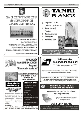 Revista Habla Villa Setiembre 2007