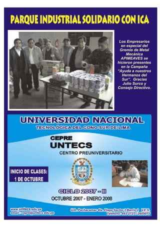 Revista Habla Villa Setiembre 2007