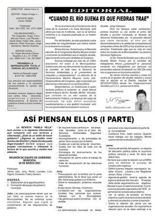 Revista Habla Villa Setiembre 2007