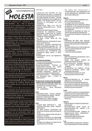 Revista Habla Villa Setiembre 2007