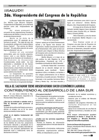 Revista Habla Villa Setiembre 2007