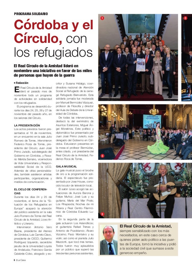 Revista LA CASA del Real Círculo de la Amistad. Córdoba. Nº 13