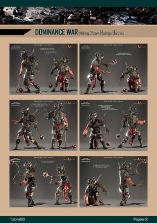 Página 60
DOMINANCE WAR Making Of com Rodrigo Banzato
Tutorial3D
 