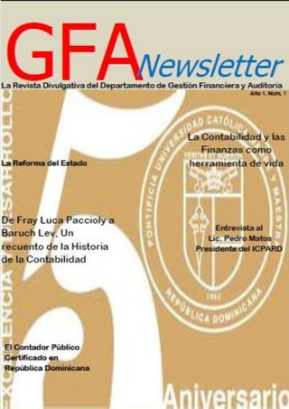 GFA Newsletter




            1
 