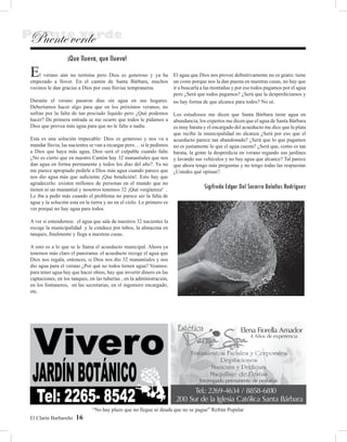 El Clarín Barbareño   16
 