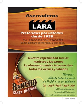 7   El Clarín Barbareño
 