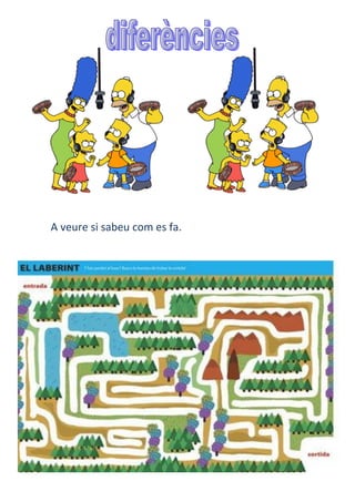 A veure si sabeu com es fa.
 