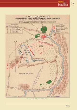 29deRevista
HistoriaMilitar
Artículo
Plano topográfico Cancha Rayada (Bacler D'Albe, Alberto).
 