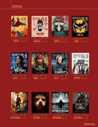 ESPECIAL
ENERO FEBRERO MARZO ABRIL
MAYO JUNIO JULIO AGOSTO
SEPTIEMBRE OCTUBRE NOVIEMBRE DICIEMBRE
CONTINUARÁ…
 
