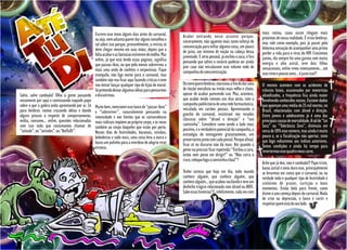 Escrevo esse texto alguns dias antes do carnaval,                                                            mais rotina, casos assim chegam mais
                                                                                                       Acabei entrando nesse assunto porque,                  próximos de nossa realidade. É triste lembrar,
                                                 ou seja, nem adianta querer dar alguns conselhos e    sinceramente, não aguento mais tanto esforço de
                                                 tal sobre isso porque, provavelmente, a revista só                                                           mas vale como exemplo, pois já passei pela
                                                                                                       comunicação para enfiar alguma coisa, um pouco         dolorosa sensação de acompanhar uma prima
                                                 deve chegar mesmo em suas mãos, depois que a          de juízo, um mínimo de noção na cabeça dessa
                                                 folia acabar e as fantasias estiverem de molho. Mas                                                          perder a vida para o vírus do HIV. Crescemos
                                                                                                       juventude. É sério pessoal, já encheu o saco, e fico   juntos, ela sempre foi uma garota com muita
                                                 enfim, já que está lendo essas páginas, significa     pensando que talvez o cenário pudesse ser ainda
                                                 que passou ileso, ou que pelo menos sobreviveu a                                                             energia e alto astral, teve dois filhos
                                                                                                       pior caso não veiculassem esse volume todo de          sensacionais, enfim viveu intensamente... até
                                                 mais uma onda de confetes e serpentinas. Fique        campanhas de conscientização.
                                                 tranquilo, não ligo muito para o carnaval, mas                                                               seus vinte e poucos anos... é justo isso?!
                                                 também não vou ficar aqui fazendo críticas e nem
                                                 vou tentar lançar qualquer tipo de lição de moral.    De novo quero lembrar, não estou a fim de dar uma      O mesmo acontece com os acidentes de
                                                 Só pretendo deixar algumas idéias para pensarmos      de tiozão moralista ou irmão mais velho e chato,       trânsito fatais, ocasionados por motoristas
 Salve, salve cambada! Olha a gente passando e discutirmos.                                            apesar de acabar parecendo isso. Mas, acontece,        alcoolizados, a frequência fica ainda maior
 novamente por aqui e continuando naquele papo                                                         que acabei tendo contato uns dias atrás, com a         envolvendo conhecidos nossos. Existem dados
 sobre o que a galera anda aprontando por aí. Só Muito bem, mencionei esse lance de “passar ileso”     campanha publicitária de uma rede farmacêutica,        que apontam uma média de 25 mil mortes, no
 para lembrar, vamos cruzando idéias e dando e “sobreviver”, naturalmente pensando na                  veiculada em cartões postais. Aproveitando o           Brasil, relacionadas com álcool e direção.
 alguns pitacos a respeito de comportamento, intensidade e nos limites que os carnavalescos            gancho do carnaval, insistiram nos recados             Entre jovens e adolescentes já é uma das
 mídia, consumo... enfim, questões relacionadas mais radicais impõem ao próprio corpo, e às vezes      clássicos sobre “álcool x direção” e “use              principais causas de mortalidade. A tal de “Lei
 com isso tudo que costumamos chamar de também ao corpo daqueles que estão por perto.                  camisinha”. Considero como sendo o lado mais           Seca” ou “Tolerância Zero”, diminuiu em
 “atitude”, ou “atitudes”, ou “AtéTuDi”.                                                               positivo, e o verdadeiro potencial da campanha, a      cerca de 10% esse número, mas ainda é muito
                                                 Nesses dias de festividades, bacanais, surubas,       estratégia de entregarem gratuitamente, um
                                                 bebedeiras e tudo mais, uma coisa leva a outra e                                                             pouco e, se a fiscalização não apertar, sinto
                                                                                                       preservativo junto com cada postal. Porque afinal,     que logo voltaremos aos índices anteriores.
                                                 basta um pulinho para a overdose de alegria virar     ficar só no discurso não dá mais. Até quando a
                                                 tristeza.                                                                                                    Temos condições e ainda há tempo para
                                                                                                       gente vai precisar ficar repetindo: “Encheu a cara,    revertermos esse quadro meus caros.
                                                                                                       então nem pense em dirigir!” ou “Não corra o
                                                                                                       risco, coloque logo a camisinha e boa!”?
                                                                                                                                                              Acho que já deu, não é cambada?! Papo triste,
                                                                                                                                                              baixo astral e meio duro esse, principalmente
                                                                                                       Tenho certeza que hoje em dia, todo mundo              se levarmos em conta que o carnaval, ou na
                                                                                                       conhece alguém, que conhece alguém, que                verdade todo e qualquer tipo de festividade é
                                                                                                       conhece alguém... que acabou vacilando e teve um       sinônimo de prazer, curtição e bons
                                                                                                       desfecho trágico relacionado com álcool ou AIDS.       momentos. Então bola para frente, como
                                                                                                       Sabe essas histórias? E, infelizmente, cada vez com    dizem o ano começa depois do carnaval. Nada
                                                                                                                                                              de crise ou depressão, o lance é curtir e
                                                                                                                                                              respeitar quem está do seu lado.




36
 