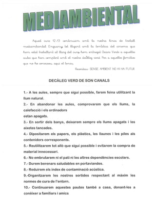 Revista Escolar Son Canals 2012-13