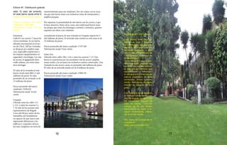 Edicion #1. Distribucion gratuita
Edicion #1. Distribucion gratuita
16 17
sible. El valor del arriendo
en este barrio oscila entre 5
hasta 20 millones de pesos.
Precio promedio del metro
cuadrado: 6’406.662
Valorización anual: 10 por
ciento
Seminario
Calle 93 con carrera 7, hacia los
cerros orientales. Es un barrio
ubicado exactamente en el sec-
tor de Chicó. Allí las viviendas
se destacan por amplios espa-
cios, impecable arquitectura y
los mejores equipamientos en
seguridad y tecnología. Las vías
de acceso, el agigantado desa-
rrollo urbano, son otros atrac-
tivos del lugar.
El valor de la vivienda en este
barrio oscila entre 800 y 4 mil
millones de pesos. El valor
promedio de un arriendo es de
15 millones de pesos.
Precio promedio del metro
cuadrado: 5’928.622
Valorización anual: 16 por
ciento
Usaquén
Ubicado entre las calles 112
y 121; y entre las carreras 5 y
7. Es uno de los sectores más
representativos de Bogotá.
Cerca del 60 por ciento de los
inmuebles son bondadosos
en espacio (lo que marca una
importante diferencia) y los
edificios y conjuntos ofrecen
los más completos servicios de
entretenimiento para sus residentes. Eso sin contar con la cerca-
nía que este barrio tiene con exclusivas zonas de restaurantes y
amplios parques.
Por supuesto, la proximidad de este barrio con los cerros, sí que
lo hace atractivo. Entre otras cosas, este tradicional barrio tiene
un parque que reúne los domingos a artistas y artesanos, quienes
exponen sus obras a los visitantes.
Actualmente el precio de una vivienda en Usaquén supera los 3
mil millones de pesos. El arriendo más costoso en esta zona es de
25 millones de pesos.
Precio promedio del metro cuadrado: 5’197.569
Valorización anual: 9 por ciento
Santa Ana
Ubicado entre calles 106 y 116; y entre las carreras 7 y 9. Este
barrio se caracteriza por sus excelentes vías de acceso, amplias
zonas verdes y la cercanía con exclusivos centros comerciales. Una
vivienda en este sector cuesta en promedio mil millones de pesos.
El valor de un arriendo puede ser de 8 millones de pesos.
Precio promedio del metro cuadrado: 4’800.191
Valorización anual: 9 por ciento
Bogotá tiene 1.600 barrios
Esta ciudad tiene una po-
blación de unos 7 millones
de habitantes, aproximada-
mente 4.146 habitantes por
kilómetro cuadrado, y está
compuesta por alrededor de
1.600 barrios, repartidos en
20 localidades
“En el último año se incorpo-
raron a la base catastral cer-
ca de 68 mil predios nuevos,
la mayoría en edificios que
representaron un crecimien-
to cercano a 4.3 millones de
metros cuadrados de área
construida”, indicó Gustavo
Adolfo Marulanda Morales,
director de Catastro de Bo-
gotá.
Con respecto a los avalúos,
el 14,8 por ciento de los pre-
dios de Bogotá -es decir 332
mil inmuebles- bajaron de
valor. Así mismo, 1’355.000
predios (el 60 por ciento)
mantuvieron su valor o tu-
vieron incrementos inferio-
res al 20 por ciento.
Vea todos los precios de la
vivienda en
www.metrocuadrado.com
17
 