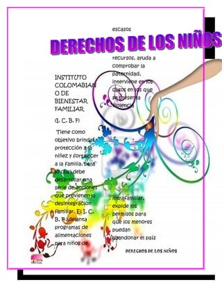 Derechos y Deberes de los niños