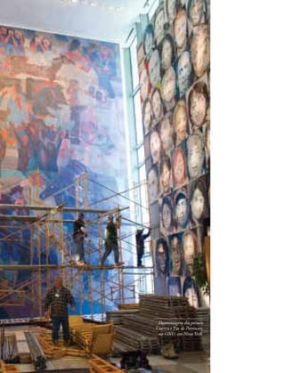 Desmontagem dos painéis
Guerra e Paz de Portinari,
 na ONU, em Nova York.




                             29
 