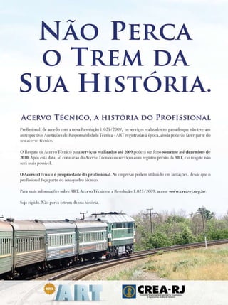 39




Revista do Crea-RJ • Maio/Junho de 2010
 