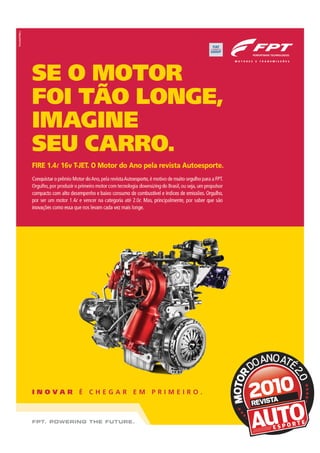 92 ‡ $XWRPRWLYHBUSINESS
EVENTOS
FEIRA DE
AUTOPEÇAS
PARA VEÍCULOS
COMERCIAIS ATRAI
FABRICANTES
LOCAIS E
ESTRANGEIROS
EM BUSCA DE
OPORTUNIDADES
MERCADO EM ALTA ESQUENTA
AUTOMEC DOS PESADOS
FERNANDA GUIMARÃES
E
nquanto a indústria automobilís-
tica global ainda tenta se recu-
perar dos tropeços nos últimos
dois anos, o Brasil se prepara para
receber centenas de companhias es-
trangeiras interessadas em pegar uma
carona no crescimento do mercado
AUTOMEC
2
a
Feira Internacional
Especializada em Peças,
Equipamentos e Serviços para
Veículos Pesados  Comerciais
27 de abril a 1o
maio de 2010
Terça a sexta-feira, das 10 às 19 horas;
sábado das 9 às 17 horas
Pavilhão de Exposições do Anhembi
Av. Olavo Fontoura, 1.209, São Paulo, SP
www.automecpesados.com.br
AUTOMEC: pavilhão
internacional será uma
das atrações
local. Esse cenário está sendo dese-
nhado na primeira grande feira do
setor em 2010, a segunda edição da
Automec Pesados  Comerciais.
A feira acontece depois da Fe-
natran – 17o
Salão Internacional de
Transportes ter reunido os principais
fabricantes do setor no final de 2009.
Os dois eventos ocorrem em con-
textos bem diferentes – enquanto o
do ano passado quase ficou de lado,
com o impacto da crise econômica
mundial, o atual é embalado pelo
forte crescimento do mercado de veí-
culos comerciais.
Jenner Nicodemos, show manager
da feira organizada pela Reed Alcan-
tara, avisa que uma das novidades do
evento será o pavilhão internacional.
Estados Unidos, Itália, França, Espa-
nha, México, Índia, Turquia, Tailândia,
China, Lituânia e Taiwan são alguns
dos países interessados em promover
peças, equipamentos e serviços para
veículos pesados e comerciais. “A boa
presença dos estrangeiros como ex-
positores é ainda reflexo da crise e das
dificuldades que as empresas têm em
seus mercados”, afirma o executivo.
A feira promete ser 30% maior do
que a anterior, segundo os promoto-
res, que esperam 27 mil visitantes, in-
cluindo empresários e compradores
da indústria automotiva, comercian-
tes de autopeças e acessórios, re-
presentantes de oficinas mecânicas,
frotistas e profissionais de logística.
“A Automec dos veículos comerciais
cresce em ritmo de feira grande”, ga-
rante Nicodemos. Ele está seguro de
que na próxima edição, em 2012, o
pavilhão estará totalmente ocupado.
Hércules Ricco, gerente geral de fei-
ras da Reed Alcantara, considera que a
iniciativa de dividir a Automec em duas
mostras (uma para leves e outra para
 