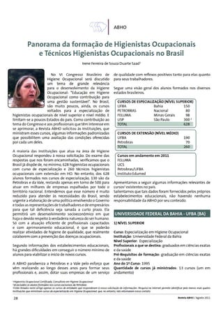 Revista abho ed-24-panorama_da_formacao_de_ho_e_tho_no_brasil
