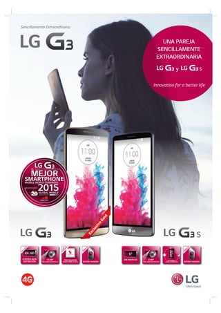 UNA PAREJA
SENCILLAMENTE
EXTRAORDINARIA
Innovation for a better life
y
Exclusivo
Gold
 