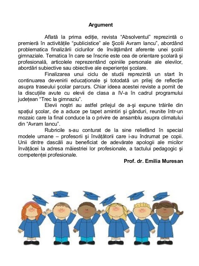 Revista absolventul