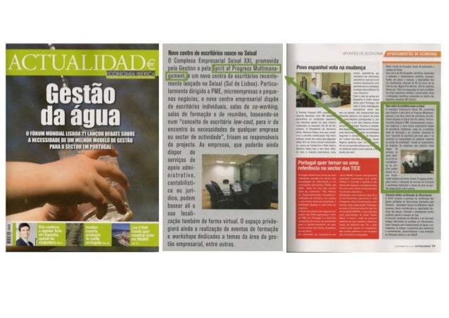 Revista actualidade sopportugal complexo empresarial seixal xxi pop o…
