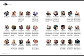 Amway Empreendedores | | Amway Empreendedores62 63
PLATINA
Emily Gabriele Almeida
e Diego Gauer
VICTOR GRAEFF (RS)
Dari Rejane Prass Kurts
e Rogerio Maurer Kurtz
QUINZE DE NOVEMBRO (RS)
Elenice Macedo Moraes
e Rubens Donizete
GUARULHOS (SP)
Eunice da Silva e
SergioAlexandre da Silva
SÃO PAULO (SP)
Cristiane Maria Baranoski
e Alexandre Rorig
ARATIBA (RS)
Débora Justina
Oliveira Coelho
BRAGANÇA PAULISTA (SP)
Eleone Pettenon
e Adir Luiz Pettenon
CAPANEMA (PR)
Fabiane Fischer e
Jeferson De Marqui
MARAVILHA (SC)
Daiani Mara Herchen
e Valdemir Herchen
JARAGUÁ DO SUL (SC)
Elizandra Kracke Diesel
e Auri Diesel
MARECHAL CÂNDIDO RONDON (PR)
Clarice Maria Costa e
Wilmar Antônio Costa
SORRISO (MT)
Edvania Pereira Almeida
e Diorgenes de Almeida
PALHOÇA (SC)
Emilia Fernanda Wolfart
Henn e Artemio Henn
VICTOR GRAEFF (RS)
Giordana de Oliveira e
Paulo Cézar de Oliveira
SÃO JOSÉ DOS PINHAIS (PR)
Daniela Sueko Costa e
Gilberto de Lima Costa
GUARULHOS (SP)
“Estamos há dois anos no ne-
gócio.AAmway nos ajuda e nos
ensina a trabalhar em equipe,
com diversos treinamentos do
sistema educativo.”
“Sermos reconhecidos foi nos-
sa maior conquista profissio-
nal e pessoal. Agradecemos a
Amway pela oportunidade de
crescimento que proporciona.”
“Nós entramos na Amway por-
que podemos ajudar pessoas,
temos a liberdade que sempre
quisemos e temos mais tempo
para ficar com nossa filha.”
“Empreender sempre foi a me-
lhor opção. O sistema educativo
da Amway nos ajudou a atingir
uma conquista pessoal, a ser-
mos pessoas melhores.”
“A Amway foi a maior faculdade
de empreendedorismo do mun-
do,nos transformou e nos capa-
citou! Vamos deixar um legado
para minhas filhas e neta.”
“Nós gostamos muito desse se-
tor, empreendemos na Amway
por paixão. O aprendizado por
meio do sistema educativo
transformou nossas vidas.”
“Queríamos renda extra e vimos
que teríamos algo além do que
pensávamos.Temos mais tempo
para nossa família depois que
entramos naAmway.”
“Nós começamos na Amway
visando à liberdade de tempo,
além da qualidade dos produ-
tos.Até agora,conquistamos ter
esse tempo com a família.”
“Estávamos em busca de quali-
dade de vida e tempo livre.Até o
momento, estamos alcançando
nossos objetivos e a caminho de
muitas conquistas.”
“Os produtos são interessantes e
são uma boa chance de ter uma
renda extra. Na Amway, nossa
maiorconquistaseráquandonos
tornarmos Diamantes.”
Atual Platina Fundador Atual Platina Fundador Atual Platina Fundador
Atual Platina Fundador Atual Platina Fundador
Giselia Cardoso e
MarcosAndréTrombetta
AMETISTA DO SUL (RS)
“Nós encontramos uma oportu-
nidade de negócio com a pos-
sibilidade de ajudar as pessoas.
A Amway te permite ver outras
pessoas crescendo.”
Atual Rubi
Kelly Rocha dos Santos
e Marcel dos Santos
ITAQUAQUECETUBA (SP)
Izabela de Cássia Moreira
eVinicio Moreira
BELO HORIZONTE (MG)
Joseli Pimentel Nunes
e Clóvis Souza Nunes
FEIRA DE SANTANA (BA)
Ingra Karla de Souza
e Wuender de Souza
VÁRZEA GRANDE (MT)
Jaíra Ibrahim e Vagner
Guimarães Segundo
SÃO PAULO (SP)
Josiane Mazurkieviz
e Felipe Mazurkieviz
CURITIBA (PR)
Ingride Caroline Verne
e Humberto Verne
VÁRZEA GRANDE (MT)
Jandilene Galvão e
Leonel Ricardo Galvão
GUARULHOS (SP)
Ivanilda Carletto e
Aldoir José Carletto
MATUPÁ (MT)
Janine Sebastião e
Maurício Garibaldi
RIO NEGRO (PR)
Juliana Rocha Moreira
e Anderson Moreira
GUARULHOS (SP)
Izabel Cristina Silva e
Carlos Alberto da Silva
SÃO JOSÉ DOS CAMPOS (SP)
Joelma Carvalho Martins
e EdisonAntônio Martins
MIRASSOL D’OESTE (MT)
Julieri Cristina Henn
e Gean Patrik Cardoso
VICTOR GRAEFF (RS)
“Graças a muito trabalho e par-
ticipação nos treinamentos,tudo
está dando certo. Somos inde-
pendentes financeiramente ao
ter nosso próprio negócio.”
“Desde o começo, nós melho-
ramos os relacionamentos com
pessoas e aprendemos muito
qualificando as pessoas,poden-
do nos tornarmos líderes.”
“A prosperidade chega ao aju-
dar seu grupo, sozinho não se
chega a lugar nenhum. Nosso
lema é nunca desistir, temos
certeza de um futuro brilhante.”
“Empreender foi uma solução
para nós. Hoje, nos dedicando à
Amway integralmente, podemos
aproveitar mais nosso casamen-
to,nossa família e amigos.”
“Decidimos empreender porque
queríamos a liberdade financei-
ra e de tempo. O que nos fez
tomar essa decisão foram os
quatro pilares daAmway.”
“Para nós, ter a liberdade fi-
nanceira, tempo com família e
amigos e nossa viagem inter-
nacional foram nossas maio-
res conquistas com a Amway.”
“A Amway abriu nossa mente,
nos mostrou que é possível ter
liberdade e aproveitar a vida
como um todo, ela mostrou ser
o caminho para o objetivo.”
“Nós entramos por necessidade,
pois estávamos desempregados
e vimos uma oportunidade de
renda.Nossa maior conquista foi
a qualificação de Platina.”
“Nós já estávamos procurando
algo a mais e a Amway apare-
ceu. Tudo mudou em nossas
vidas, nós evoluímos e acredi-
tamos mais em nós mesmos.”
“Estávamos buscando outra
fonte de renda e encontramos a
Amway.A viagem para LasVegas
e os estudos com livros e áudios
mudaram nossas vidas.”
“Decidimos empreender visando
à qualidade de vida para nossa
família e por perceber que, no
mercado tradicional, não tería-
mos essa possibilidade.”
Atual Platina Fundador
Atual Platina Fundador
Atual Platina Fundador
Atual Platina Fundador
Atual Rubi
Atual Rubi
 