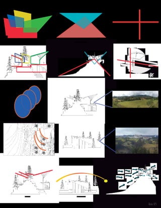 Aula 125
MEMORIA DE DISEÑO
FRAGMENTACION CONTRAPOSICION AXIALIDAD
RITMO VISUALES
LLUVIAS ASOLEACION VIENTOS
 