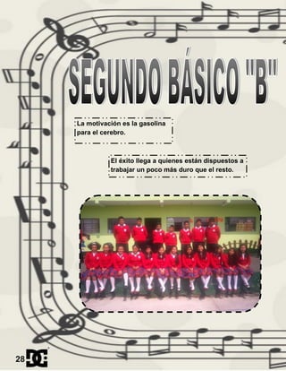 La motivación es la gasolina
para el cerebro.
El éxito llega a quienes están dispuestos a
trabajar un poco más duro que el resto.
28
 